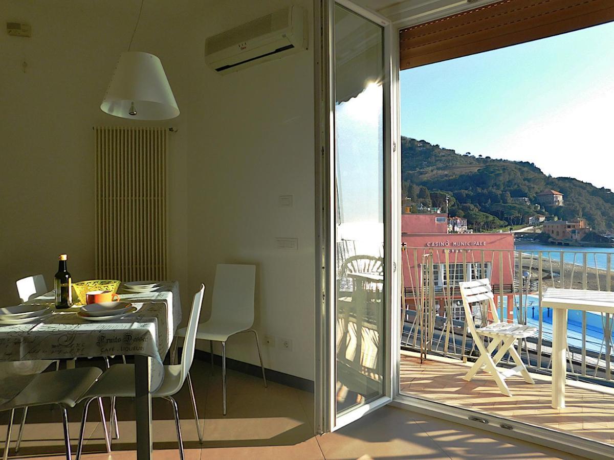Trilocale Con Meravigliosa Vista Mare, Levanto Eksteriør bilde