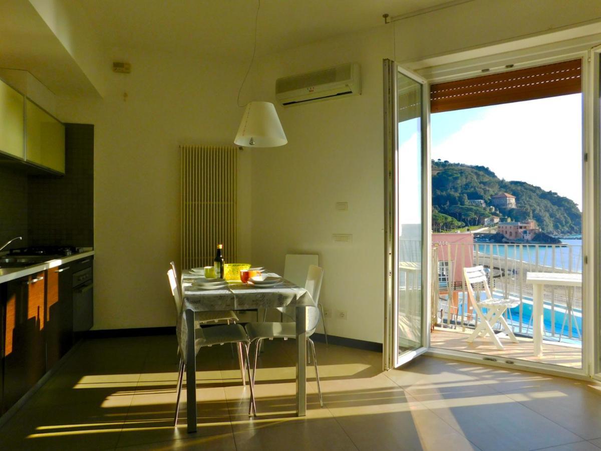 Trilocale Con Meravigliosa Vista Mare, Levanto Eksteriør bilde