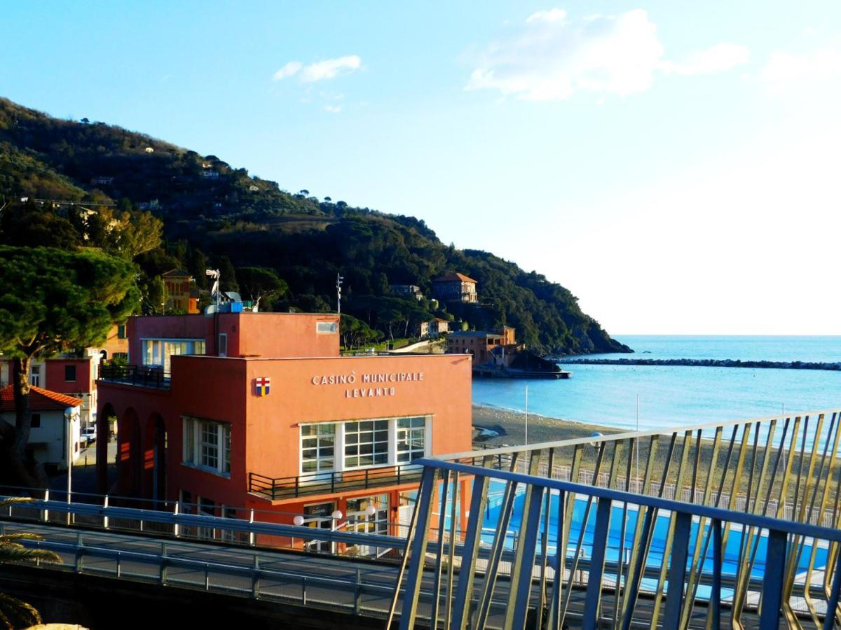 Trilocale Con Meravigliosa Vista Mare, Levanto Eksteriør bilde